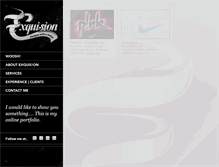 Tablet Screenshot of exquision.com